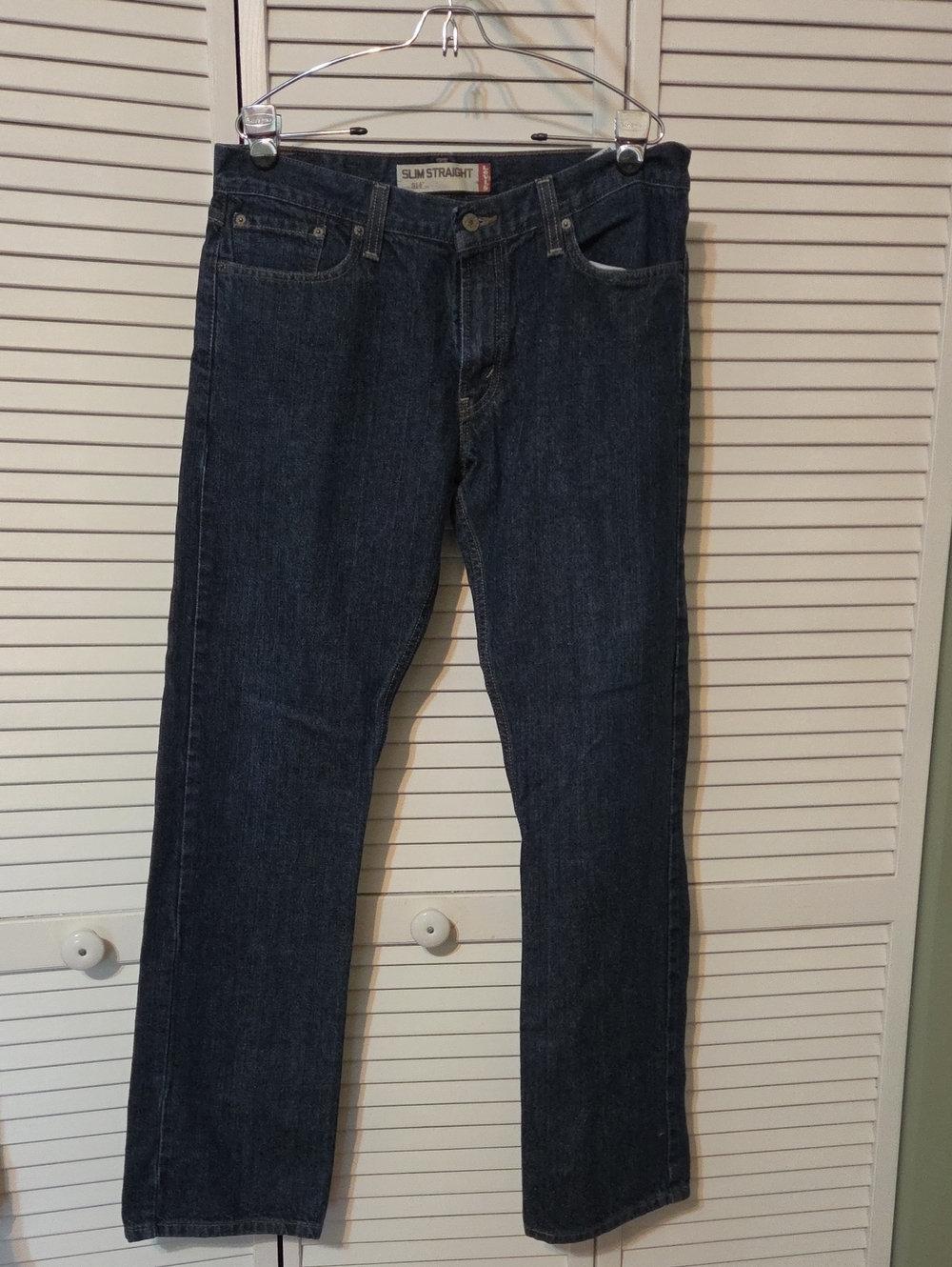 Levis  514 Slim Straight Dark Blue Men’s Jeans 34x34